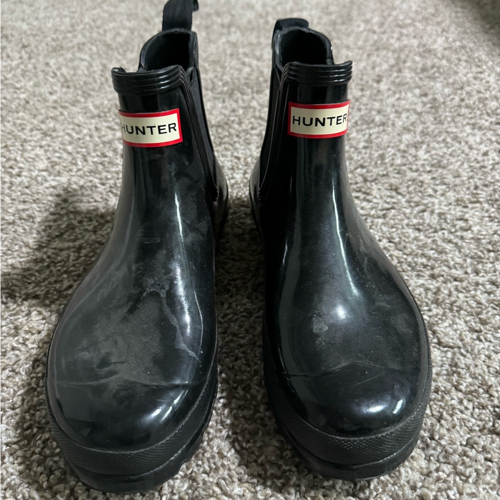 Short hunter rain boots